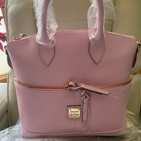 DOONEY AND BOURKE  LIGHT  PINK POCKET SATCHEL - Picture 2 of 5